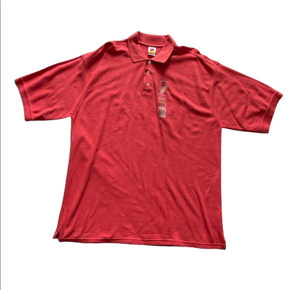 Hanes Golf Tee Sport Shirt Mens Polo golf shirt Sz XL - Picture 3 of 10